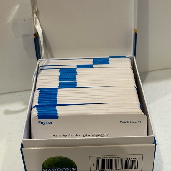 Baron’s ACT Flash Cards, 2nd edition, 400 cards included. Like new condition - Picture 7 of 7